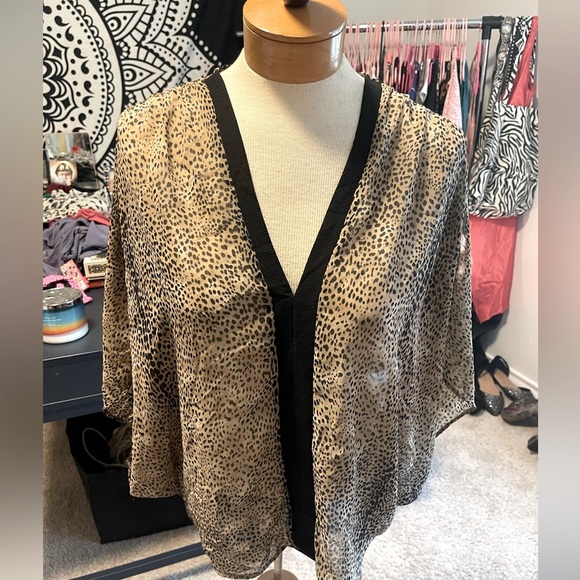 Tyche Tops - Tyche Cheetah Blouse